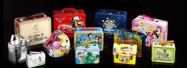 Boîtes en métal Avec poignée