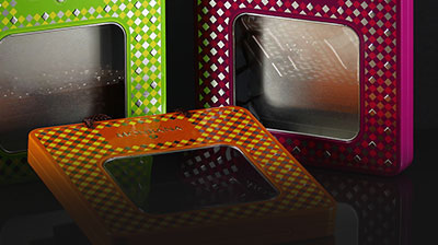 boite metal aluminium fabrication finition transparent effet ajouré