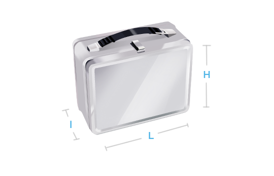 boite metal aluminium fabrication forme avec poignée