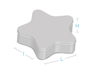 boite metal aluminium fabrication forme étoile