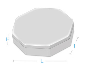 boite metal aluminium fabrication forme octogonale