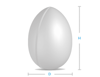 boite metal aluminium fabrication forme oeuf