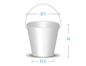 boite metal aluminium fabrication forme seau
